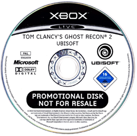 Tom Clancy's Ghost Recon 2 - Disc Image