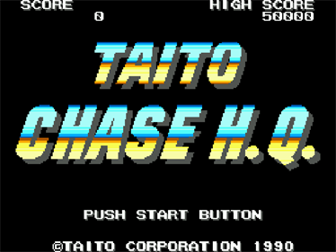 Taito Chase H.Q. - Screenshot - Game Title Image