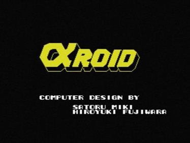 Alpha Roid - Screenshot - Game Title Image