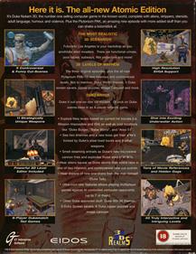 Duke Nukem 3D: Atomic Edition - Box - Back Image
