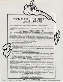 Anteater - Advertisement Flyer - Back Image