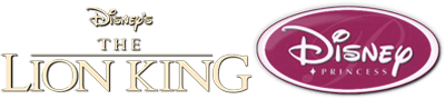 2 Games In 1: Disney Princess + Disney's The Lion King - Clear Logo Image