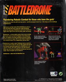 Metaltech: Battledrome - Box - Back Image