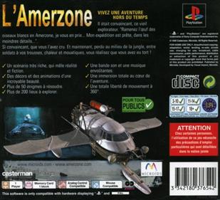 Amerzone - Box - Back Image
