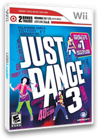 Just Dance 3: Target Exclusive Edition - Box - 3D Image
