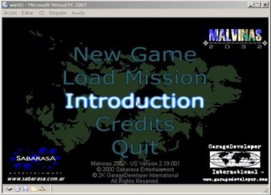 Malvinas 2032 - Screenshot - Game Title Image