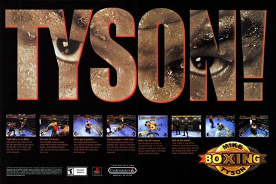 Mike Tyson Boxing - Advertisement Flyer - Front Image