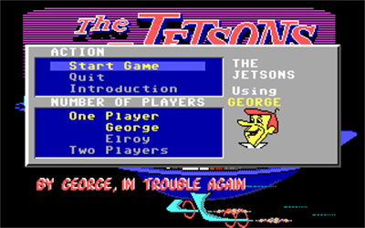 The Jetsons in By George, in Trouble Again - Screenshot - Game Select Image