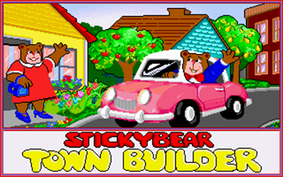 Stickybear Town Builder - Screenshot - Game Title Image