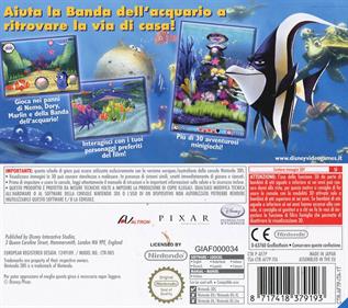 Finding Nemo: Escape to the Big Blue: Special Edition - Box - Back Image