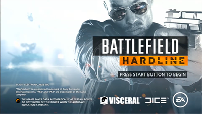 Battlefield Hardline - Screenshot - Game Title Image