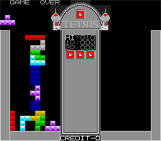 Tetris (D.R. Korea) - Screenshot - Game Over Image