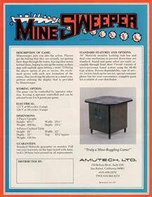 Mine Sweeper - Advertisement Flyer - Back Image