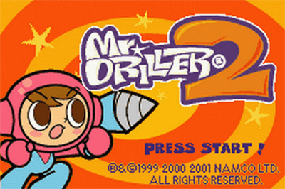 Mr. Driller 2 - Screenshot - Game Title Image