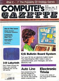 3-D Labyrinth (COMPUTE! Publications) - Box - Front Image