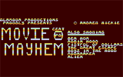 Movie Mayhem - Screenshot - Game Title Image