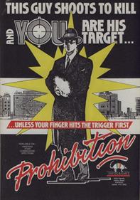 Prohibition - Advertisement Flyer - Front Image