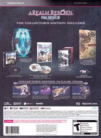Final Fantasy XIV: A Realm Reborn Collector's Edition - Box - Back Image