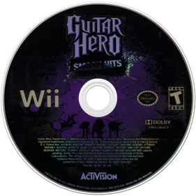 Guitar Hero: Smash Hits - Disc Image