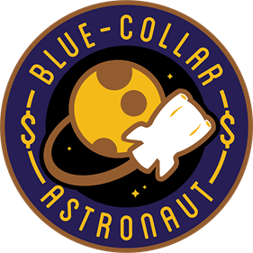 Blue-Collar Astronaut - Clear Logo Image