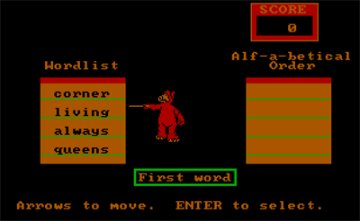 ALF's World of Words - Screenshot - Gameplay Image