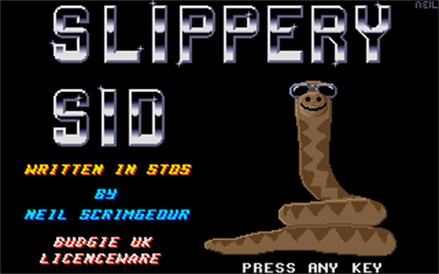 Slippery Sid - Screenshot - Game Title Image