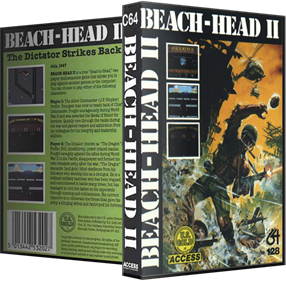 Beach-Head II: The Dictator Strikes Back - Box - 3D Image
