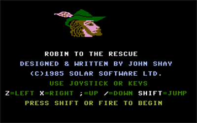 Robin to the Rescue - Screenshot - Game Title Image