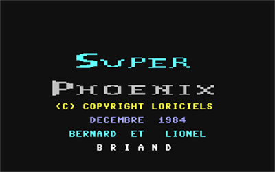 Super Phoenix - Screenshot - Game Title Image