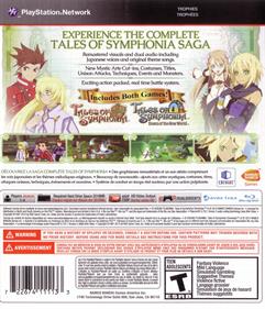 Tales of Symphonia Chronicles - Box - Back Image