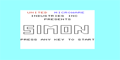 Simple Simon - Screenshot - Game Title Image