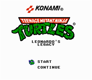 Teenage Mutant Ninja Turtles: Leonardo's Legacy - Screenshot - Game Title Image