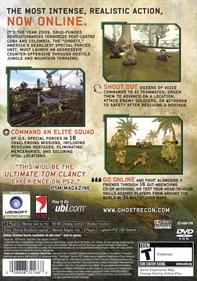 Tom Clancy's Ghost Recon: Jungle Storm - Box - Back Image