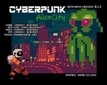 CyberPunk Alien City - Screenshot - Game Title Image