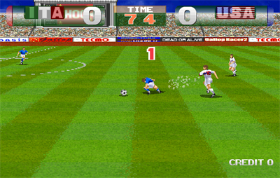 Tecmo World Cup '98 - Screenshot - Gameplay Image