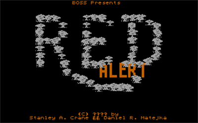 Red Alert - Screenshot - Game Title Image