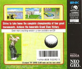 Neo Turf Masters - Box - Back Image