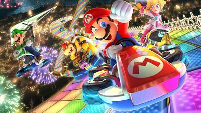 Mario Kart Dragon Road - Fanart - Background Image
