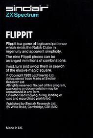 Flippit - Box - Back Image