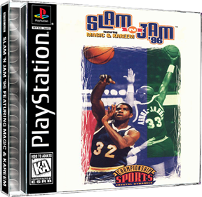 Slam 'n Jam '96 Featuring Magic & Kareem - Box - 3D