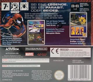 Ultimate Spider-Man - Box - Back Image