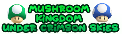 Mushroom Kingdom: Under Crimson Skies - Clear Logo Image