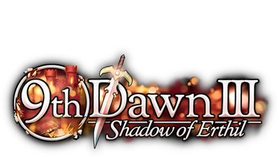 9th Dawn III: Shadow of Erthil - Clear Logo Image