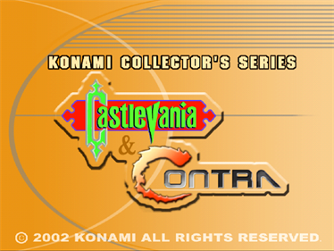 Konami Collector's Series: Castlevania & Contra - Screenshot - Game Title Image