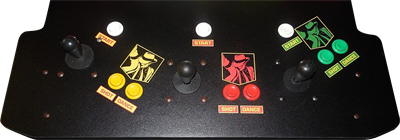 Michael Jackson's Moonwalker - Arcade - Control Panel Image