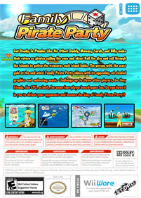 Family Pirate Party - Box - Back Image