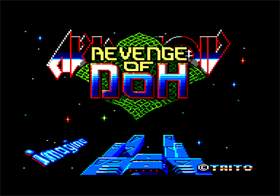 Arkanoid: Revenge of Doh - Screenshot - Game Title