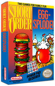 Short Order / Eggsplode! - Box - 3D Image