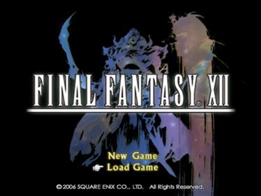 Final Fantasy XII - Screenshot - Game Title Image