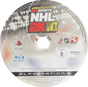 NHL 2K10 - Disc Image